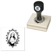 Heilig Hart van Jezus Decoratieve Rand Rubberstempel (Gestempeld)
