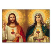 Heilig hart van Jezus en Maagd Mary Kaart (Voorkant)