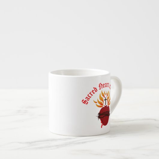 Heilig hart van Jezus Espresso Kop (Voorkant rechts)