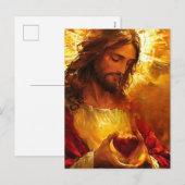 Heilig Hart van Jezus Feestdagenkaart (Voorkant / Achterkant)