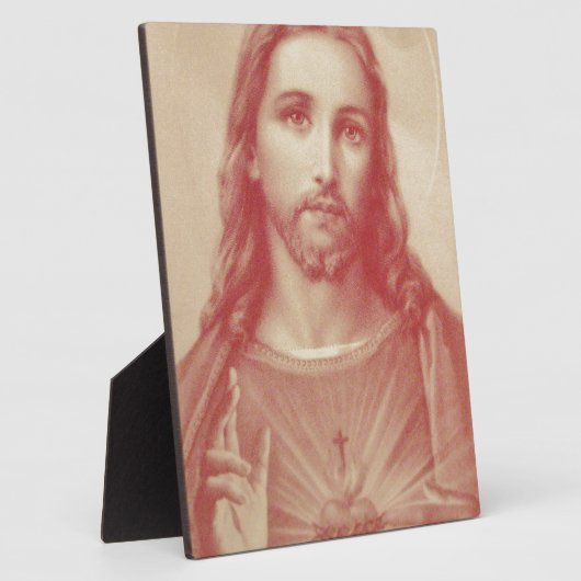  heilig hart van Jezus Fotoplaat (Zijkant)