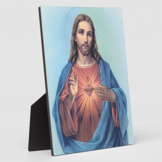 Heilig hart van Jezus Fotoplaat (Zijkant)