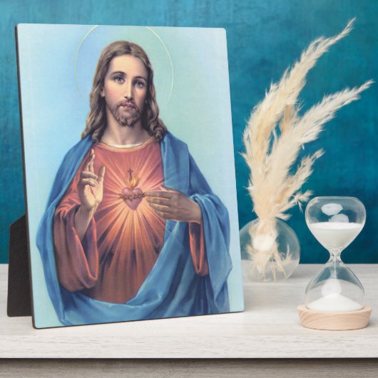 Heilig hart van Jezus Fotoplaat (Zijkant)