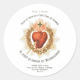 Heilig Hart van Jezus Frans Heilig Kaart Sticker