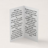 Heilig Hart van Jezus gebed Visitekaartje (Binnen)