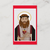 Heilig Hart van Jezus gebedskaart Visitekaartje (Voorkant)