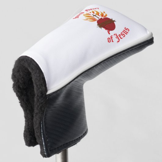 Heilig hart van Jezus Golfheadcover (3/4 voorkant)