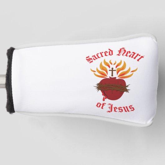Heilig hart van Jezus Golfheadcover (Voorkant)