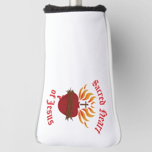 Heilig hart van Jezus Golfheadcover (Draai 90)