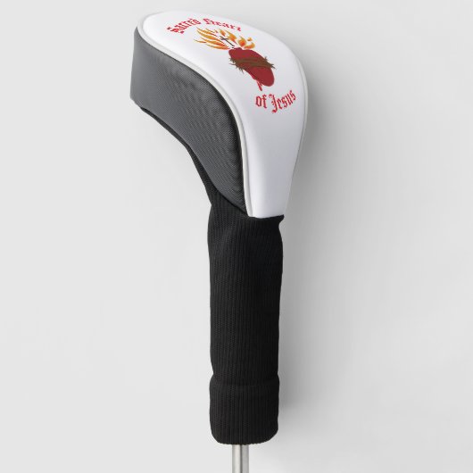 Heilig hart van Jezus Golfheadcover (Schuin)