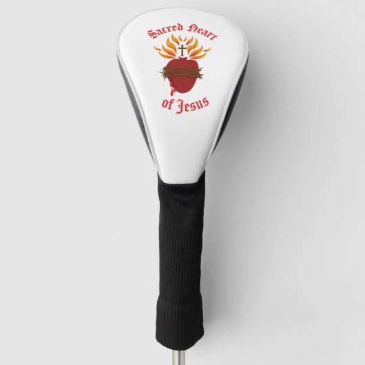 Heilig hart van Jezus Golfheadcover (Voorkant)