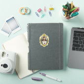 Heilig Hart van Jezus  Goud Lijst Vinyl Sticker (iPad Cover)