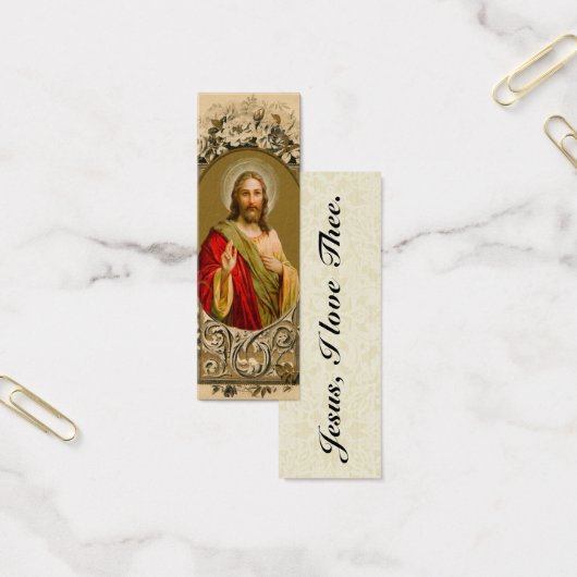 Heilig hart van Jezus Heilige Naam Religieus katho Mini Visitekaartjes (Kantoor)