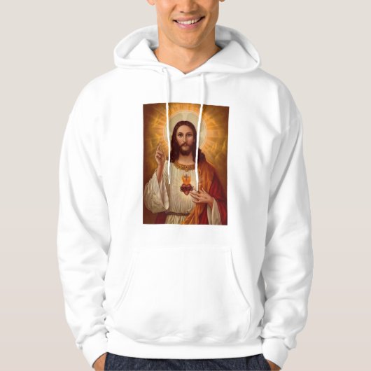 Heilig hart van Jezus Hoodie (Voorkant)
