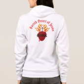 Heilig hart van Jezus Hoodie (Achterkant)