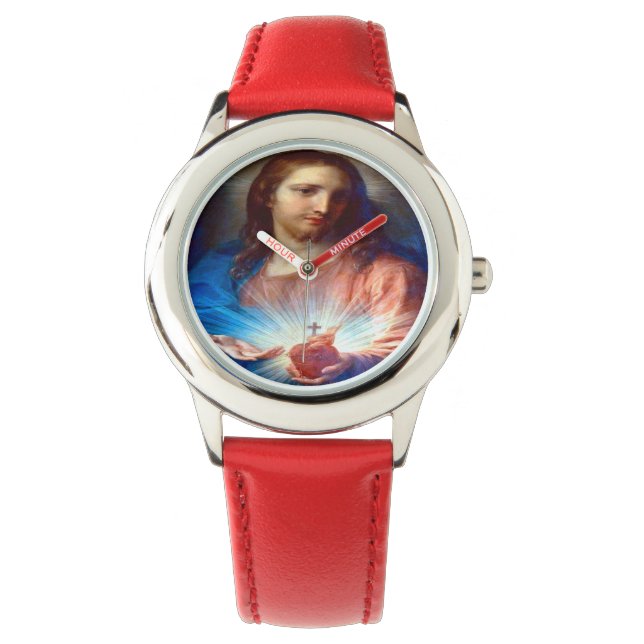 Heilig hart van Jezus Horloge (Voorkant)