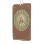 Heilig Hart van Jezus Ik vertrouw In U Luchtverfrisser (Links)