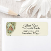 Heilig Hart van Jezus Katholiek Dank U Etiket (Insitu)