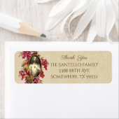 Heilig Hart van Jezus Katholiek Dank U Etiket (Insitu)