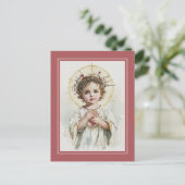 Heilig Hart van Jezus, Katholiek, Goddelijke Barmh Briefkaart (Staand voorkant)