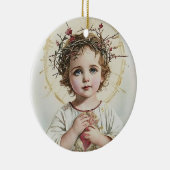 Heilig Hart van Jezus, Katholiek, Goddelijke Barmh Keramisch Ornament (Rechts)