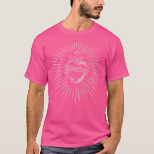 Heilig hart van Jezus Katholiek T-shirt