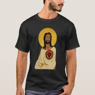 Heilig Hart Van Jezus Katholiek Traditioneel Latij T-shirt