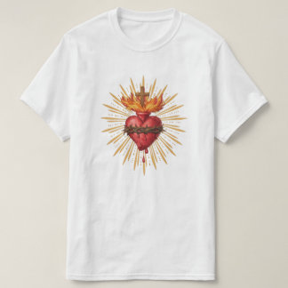 Heilig Hart van Jezus Katholiek Traditioneel T-shirt