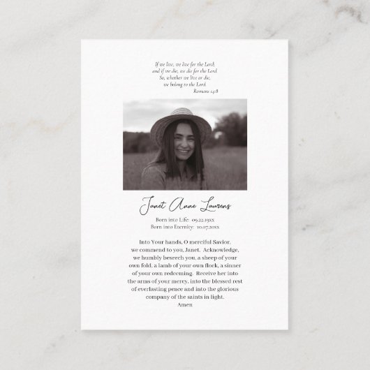 Heilig Hart van Jezus Katholieke Begrafenis Kaart Plaatskaartje (Achterkant)