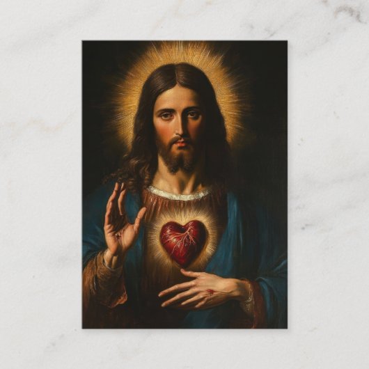 Heilig Hart van Jezus Katholieke Begrafenis Kaart Plaatskaartje (Voorkant)