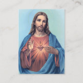 Heilig Hart van Jezus Katholieke Begrafenis Kaart Plaatskaartje (Voorkant)