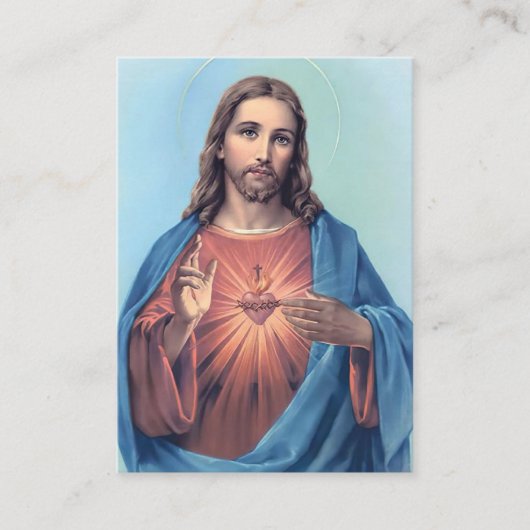 Heilig Hart van Jezus Katholieke Begrafenis Kaart Plaatskaartje (Voorkant)
