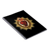 Heilig hart van Jezus Katholieke Devotie T-ShirtTh Notitieboek (Rechterzijde)