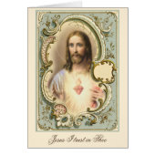 Heilig hart van Jezus katholieke gebed (Voorkant)