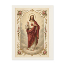 Heilig Hart van Jezus Katholieke Vintage