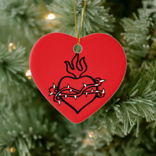 Heilig hart van Jezus Keramisch Ornament