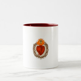 Heilig Hart van Jezus koffiemok Tweekleurige Koffiemok