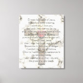 Heilig hart van Jezus Kruis Canvas Afdruk (Voorkant)