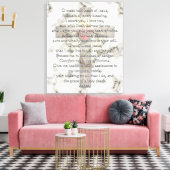 Heilig hart van Jezus Kruis Canvas Afdruk (Insitu (Woonkamer))