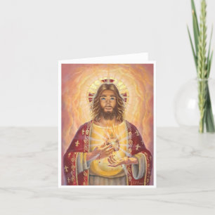 Heilig Hart van Jezus, Kunst, Notecard Bedankkaart