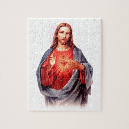 Heilig hart van Jezus Legpuzzel (Verticaal)