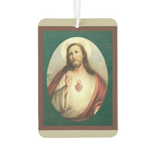 Heilig hart van Jezus Luchtverfrisser (Achterkant)
