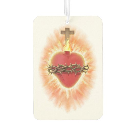 Heilig hart van Jezus Luchtverfrisser (Achterkant)