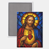 Heilig Hart van Jezus Magneet (Voorkant / Achterkant)