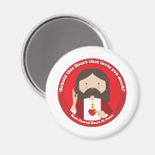 Heilig hart van Jezus Magneet (Voorkant / Achterkant)
