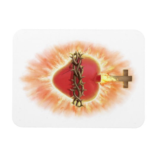 Heilig hart van Jezus Magneet (Horizontaal)