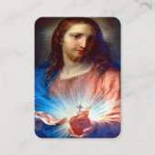 Heilig Hart van Jezus met Consecratiegebed Informatiekaartje (Voorkant)