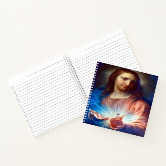 Heilig Hart van Jezus met Consecratiegebed Notitieboek (Binnen)