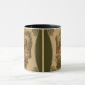 Heilig hart van Jezus met lamsvlees en bloemen Mok (Midden)