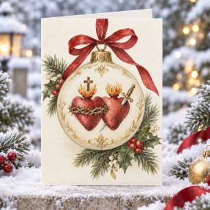 Heilig Hart van Jezus Onbevlekt Hart van Maria Feestdagen Kaart